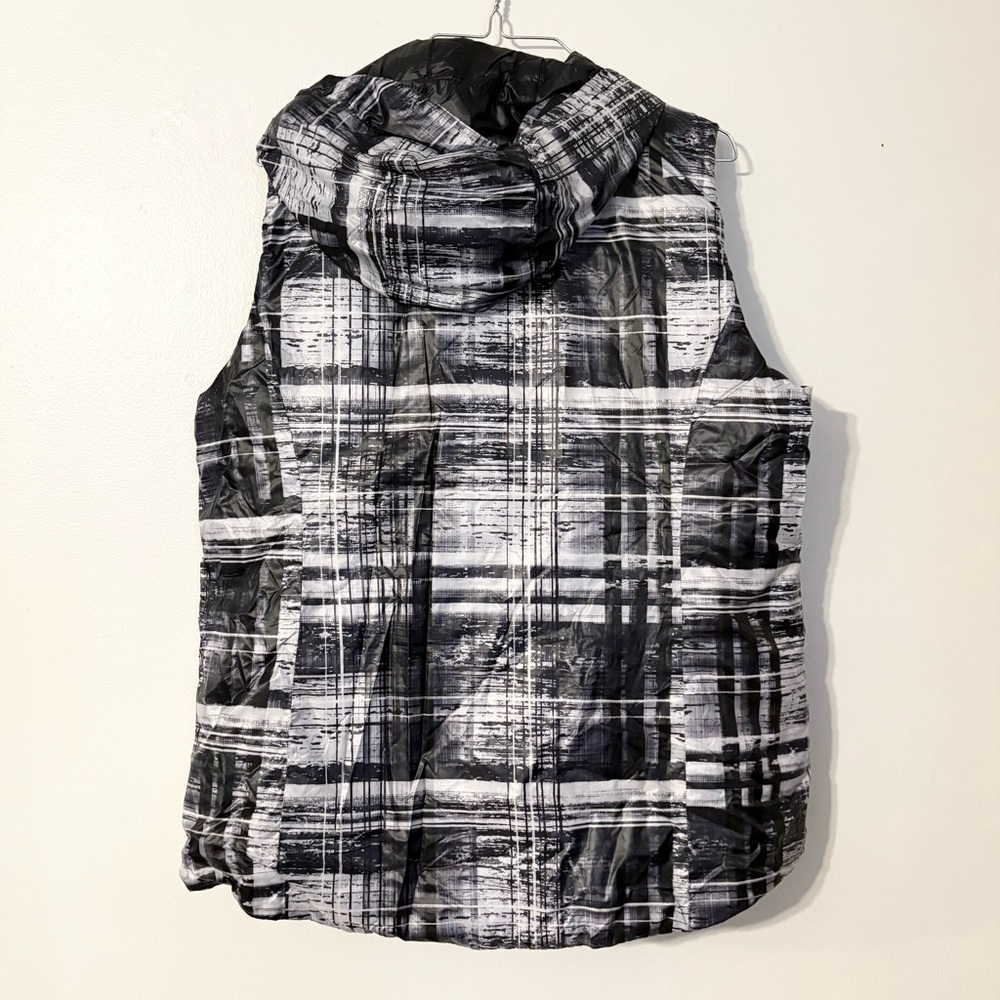 Gerrys Winter Reversible Packable Black White Puf… - image 2
